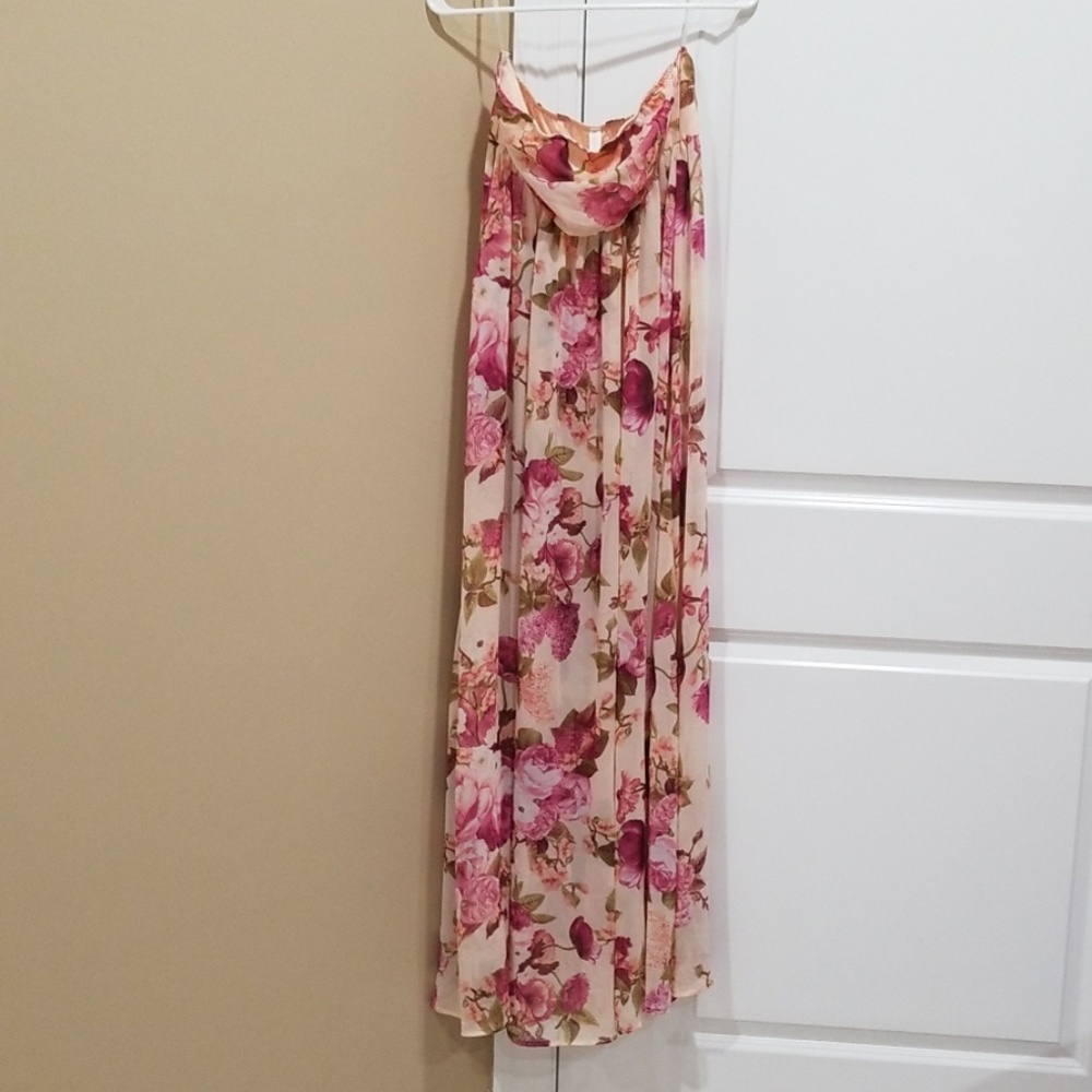 Brand new pink blush maternity dress size small